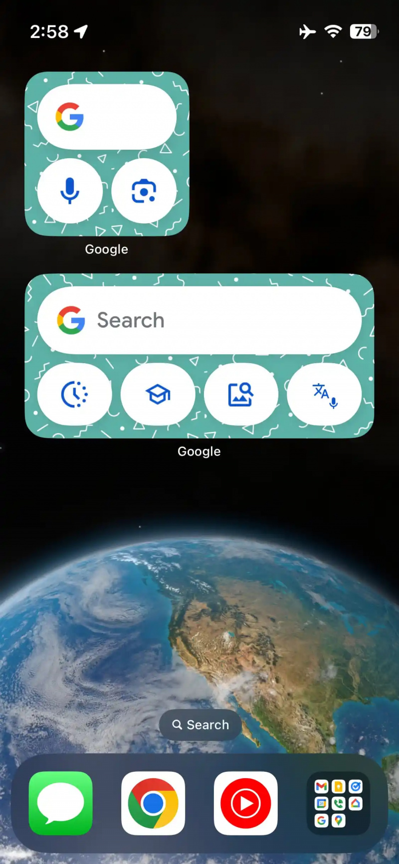Aanpasbare zoekwidget van Google