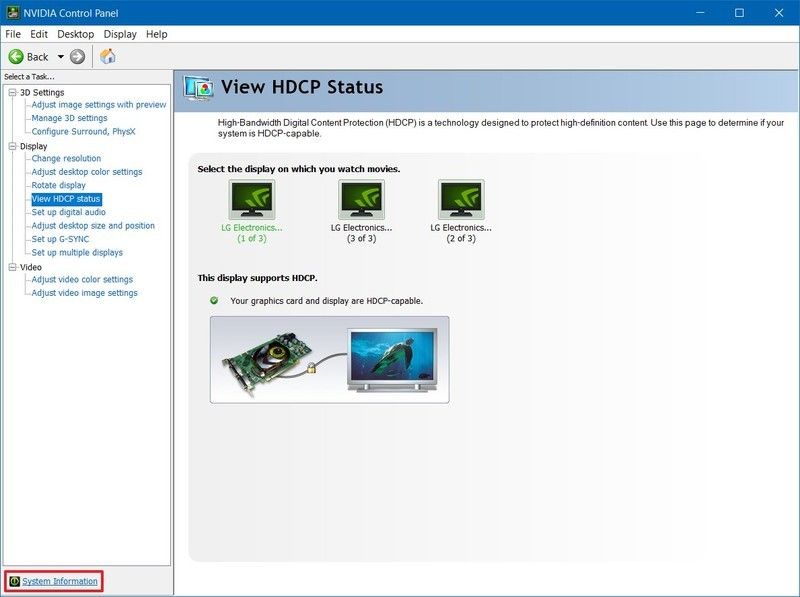 Nvidiaグラフィックシステム情報