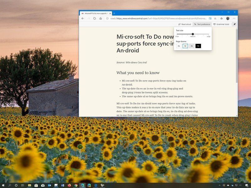 نحوه استفاده از خواننده غوطه وری در مرورگر جدید Microsoft Edge